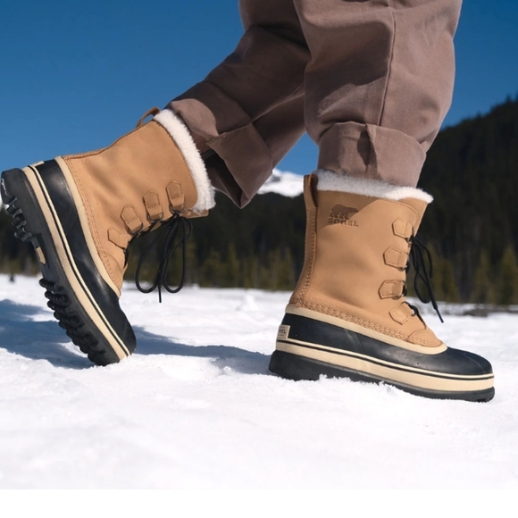 Sorel Caribou Men's Waterproof Boots Sz 8 - Picture 1 of 12